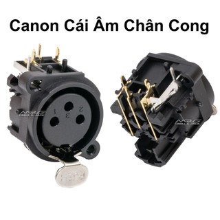 Jack Canon Âm Chân Thẳng, giá 1 chiếc, ổ cắm jack âm thanh canon xlr. J-CNF