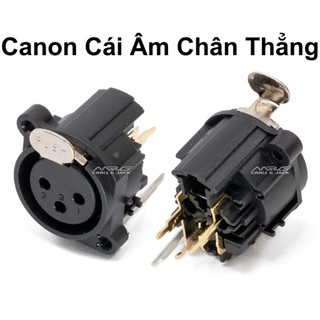 Jack Canon Âm Chân Thẳng, giá 1 chiếc, ổ cắm jack âm thanh canon xlr. J-CNF