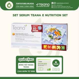 Set serum E Teana Nutrition tinh chất dưỡng ẩm, phục hồi da 20ml