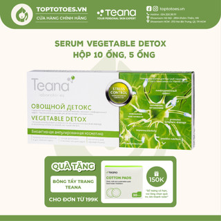 Serum Teana Stress Control Vegetable Detox 20ml detox, thanh lọc và giảm stress cho da