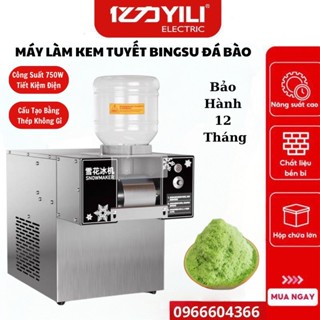 Máy làm kem Bingsu đá bào cao cấp, Chế biến kem tuyết Snowmaker Làm lạnh nhanh, An toàn cho sức khỏe. Bảo hành 12T