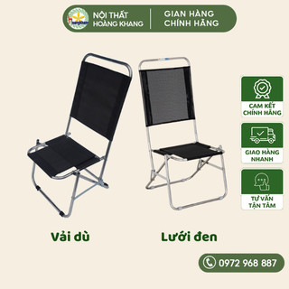Ghế xếp cafe lưng cao,ghế xếp du lịch giá rẻ,ghế xếp khung inox 100%