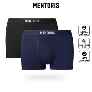 COMBO 2 Quần sịp đùi nam MENTORIS, co giãn 4 chiều, thoáng mát, thoải mái, kháng khuẩn, CB2MBX01