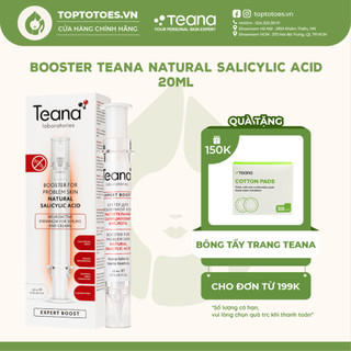 Booster Teana Natural Salicylic Acid 20ml làm sạch sâu lỗ chân lông, se cồi, ngừa và giảm mụn, cải thiện tone da