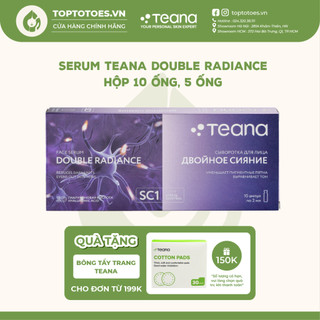 Serum Teana Stress Control Double Radiance 20ml làm da sáng, trắng hồng, mờ nám, tàn nhang, thâm, quầng mắt