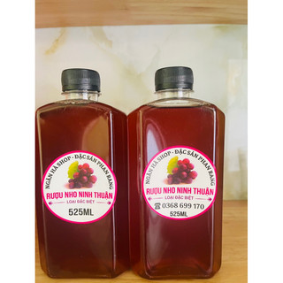 Nước ép nho lên men chai 500ml
