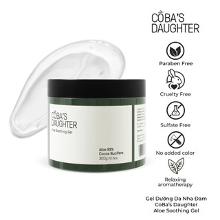 Gel Dưỡng Da Nha Đam Hương Dừa CoBa’s Daughter Aloe Soothing Gel 300gr