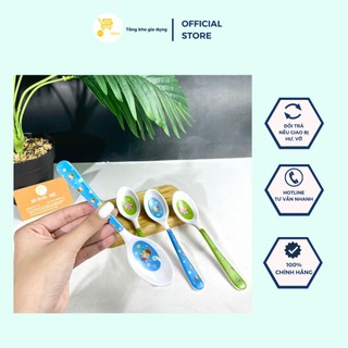 Muỗng nhựa cho bé, thìa cơm nhựa fataco cho bé tập ăn (1cái) mta-mart