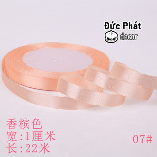[ Sỉ cuộn 22m ] Ruy băng lụa 1cm loại đẹp