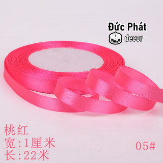 [ Sỉ cuộn 22m ] Ruy băng lụa 1cm loại đẹp