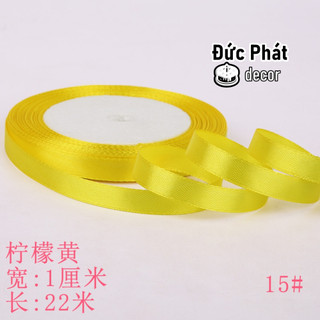 [ Sỉ cuộn 22m ] Ruy băng lụa 1cm loại đẹp