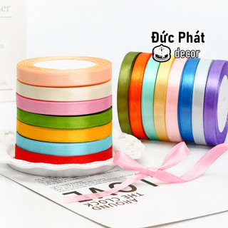 [ Sỉ cuộn 22m ] Ruy băng lụa 1cm loại đẹp