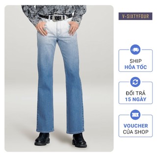 Quần Jeans Nam Dáng Loe Màu Xanh Sáng. Bright Blue Flared Men's Jeans V-SIXTYFOUR. V64 223MD4084F1930