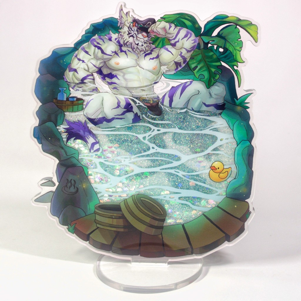 Mô hình Standee Cát Chảy Furry JINQUI - Dislyte 10x15 cm.