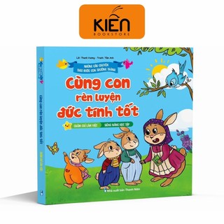 Sách - Bộ 2 Quyển Sách Cùng Con Rèn Luyện Đức Tính Tốt - Chăm Chỉ Làm Việc, Siêng Năng Học Tập