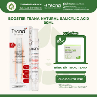 Booster Teana Natural Salicylic Acid làm sạch sâu lỗ chân lông, se cồi, ngừa và giảm mụn, cải thiện tone da
