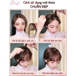 Tóc Kẹp Mái Dày Tóc Thật