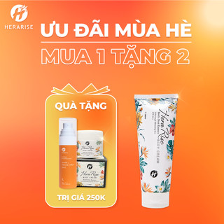 Kem Herarise Body Cream 200ml Nâng Tone, Dưỡng Trắng Và Chống Nắng SPF50+