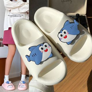 Dép Cá Mập Đu Đu đi trong nhà, ngoài trời thời trang đơn giản nam nữ dép bánh mì chống trượt thoải mái thoáng khí