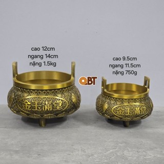 Cắm hương - Bát hương - Bát nhang bằng đồng