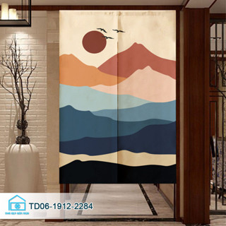 Rèm cửa Noren phong cách Nhật Bản Tín Phát Decor, treo lối đi, trang trí quầy hàng.