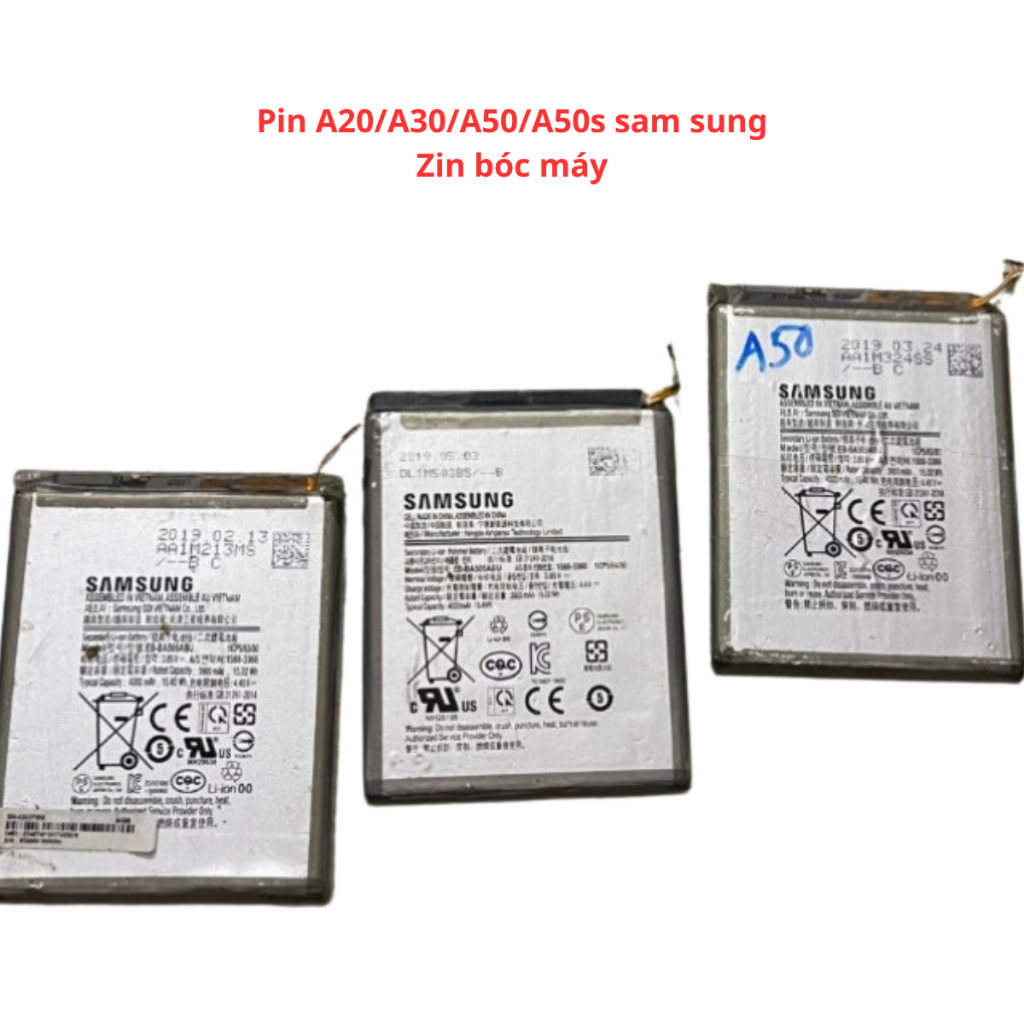 pin A50/A30/A50s/A20 sam sung (hàng bóc máy)