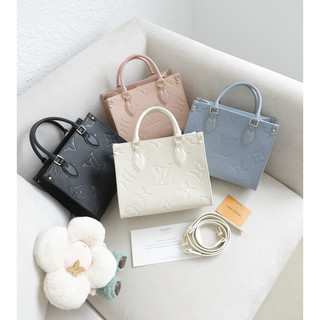 Túi LV Onthego size 25cm sp da bò 4 màu fullbox 2 lớp