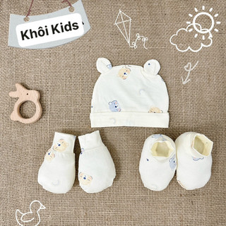 SET MŨ, BAO TAY, BAO CHÂN CHO BÉ SƠ SINH, SET MŨ VẢI PETTIT QUẢNG CHÂU CAO CẤP SIÊU MỀM MÁT