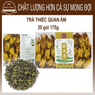 Trà thiếc quan âm an khê phúc kiến đóng gói đọc lập 25 gói 175g mẫu trà 2024 -.new vision