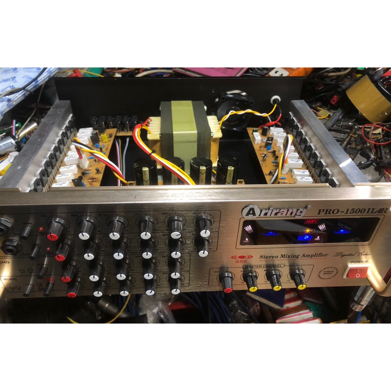 Amplifier liền vang bãi 2400w 24sò không bluetooth