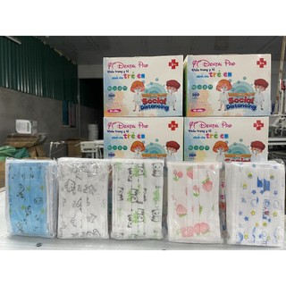 Thùng 300 chiếc khẩu trang y tế trẻ em từ ( 4 - 15 tuổi )
