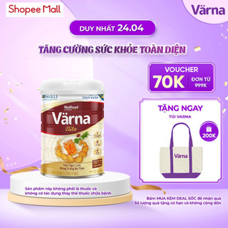Sữa bột Värna Elite Lon 400g - Chứa Sâm Ngọc Linh Đông Trùng Hạ Thảo