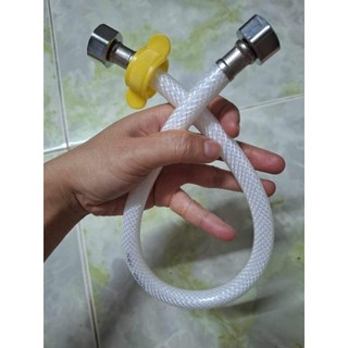 Dây cấp nước bồn cầu tán inox dài 50cm phi 21 tiện dụng