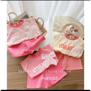 { GIÁ SỐC } BỘ GẮN NƠ BÉ GÁI CHẤT LIỆU CTON QUỲNH ANH SHOP