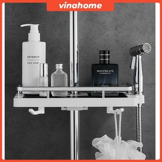 Kệ để đồ nhà tắm gắn vòi hoa sen thông minh