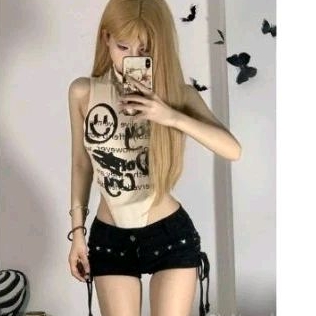 Short cạp thấp style Y2K update 5/4
