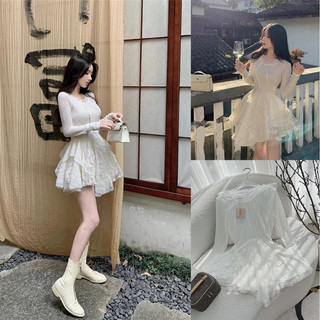 Đầm thun body viền trắng