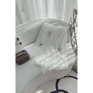 Đầm thun body viền trắng