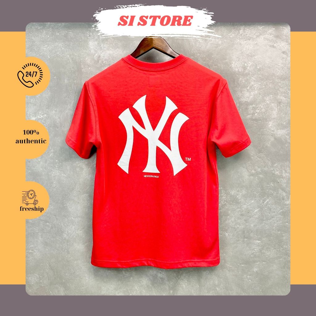 TEE THUN NEW ERA NY ĐỎ BASIC ( AUTH )