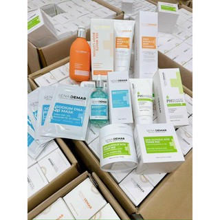 Combo kem body senademar sữa tắm senademar toner pad senademar sữa rửa mặt senademar serum B5 senademar mặt nạ senademar