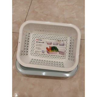 rổ 2 lớp nhựa việt nhật