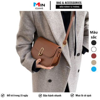 Túi đeo chéo mini dáng tròn phong cách Retro siêu hot T34
