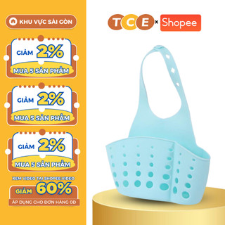 Giỏ treo bồn rửa chén túi giỏ treo bồn rửa chén bát đựng miếng rửa chén