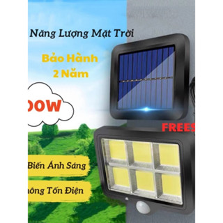 Đèn năng lượng mặt trời cảm ứng chuyển động 100 LED 120 LED siêu sáng-LOẠI TỐT