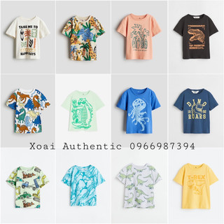 Áo phông cộc tay bé lớn HM auth 18m-10y