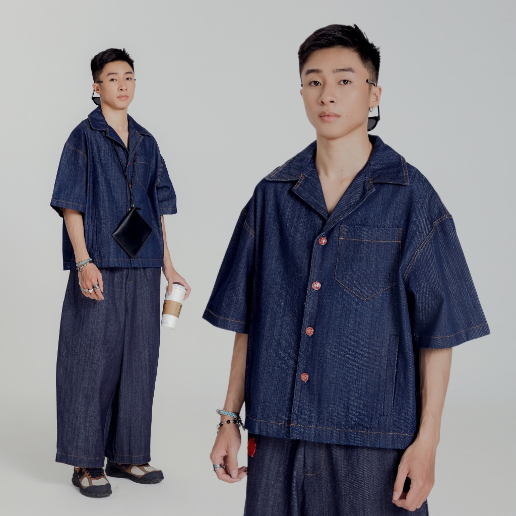 THE ELECTRICIAN SHIRT - ÁO SOMI DENIM FORM RỘNG