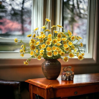 Lọ hoa , bình hoa dáng vò thấp