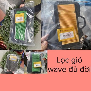 Lọc gió xe wave 110 rsx fi 100 50cc alpha nhỏ wave s110 2017 2019 rs