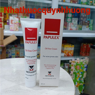 Kem giảm bóng nhờn papulex oil free cream 40ml giúp da luôn khô thoáng