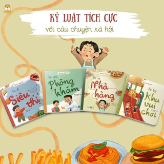  Bộ Sách Kỹ Năng Cho Trẻ Em - Bé Học Ứng Xử - LionBooks - Bộ 4 Cuốn Giấy Bồi Cứng 
